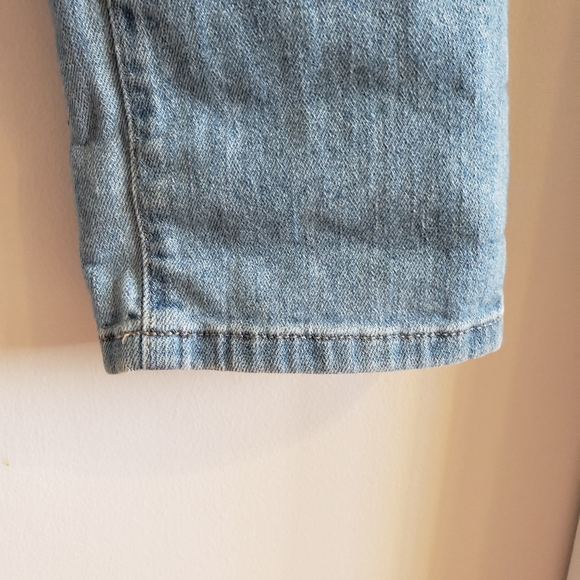 Guess The Msdel Jean Distressed Holy Boho Skinny Leg Roll Up Cuffs Woman Size 26 - Picture 14 of 16